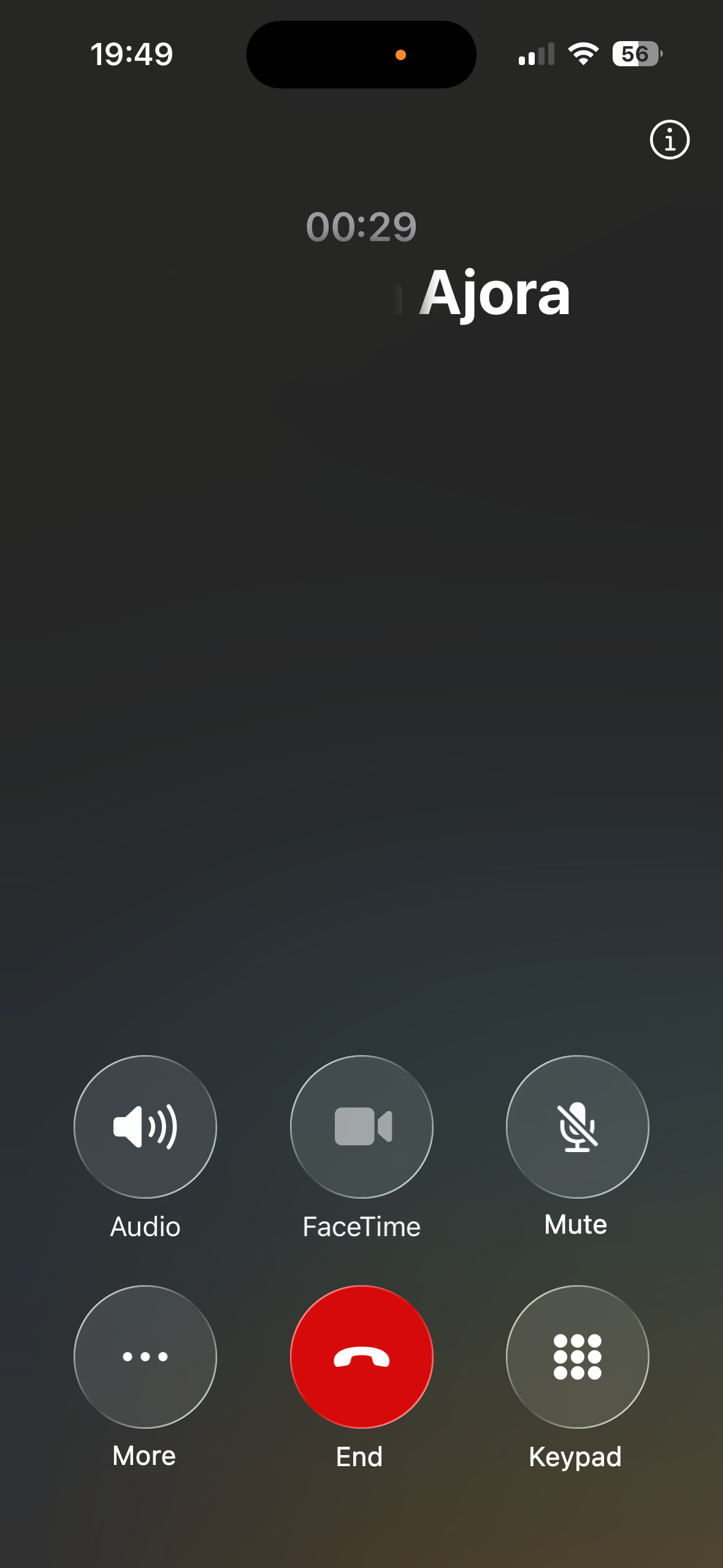 Conference call with Ajora listening in