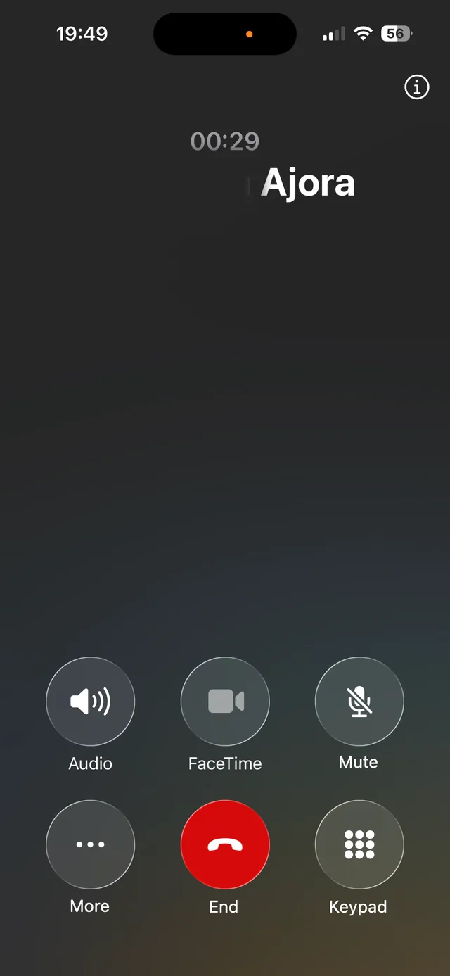 Conference call with Ajora listening in
