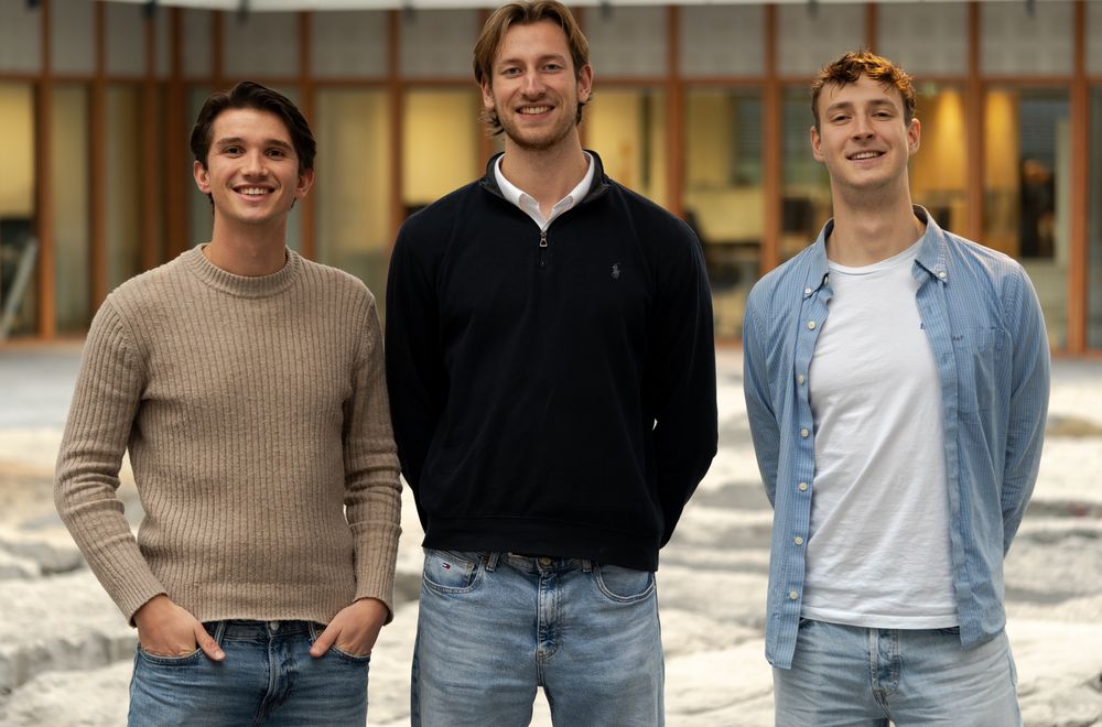 The three founders of Ajora