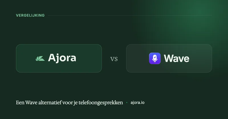Ajora vs Wave: een Wave alternatief voor je telefoongesprekken