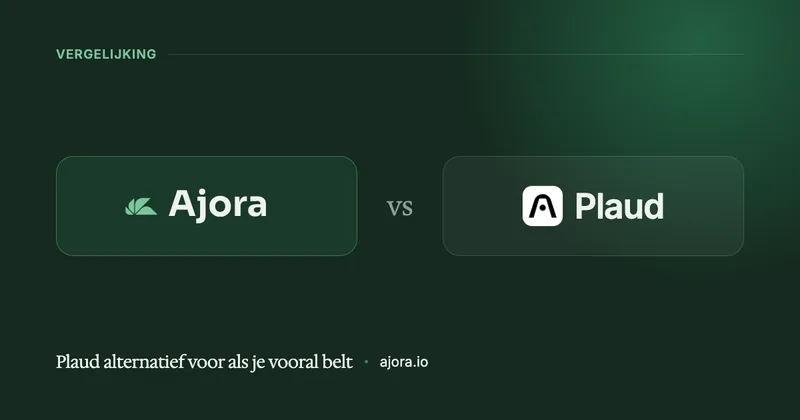 Plaud alternatief: wat werkt beter als je vooral belt?
