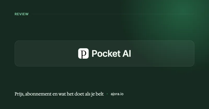 Pocket AI review: wat kan het pasje van heypocket, en wat kost het?